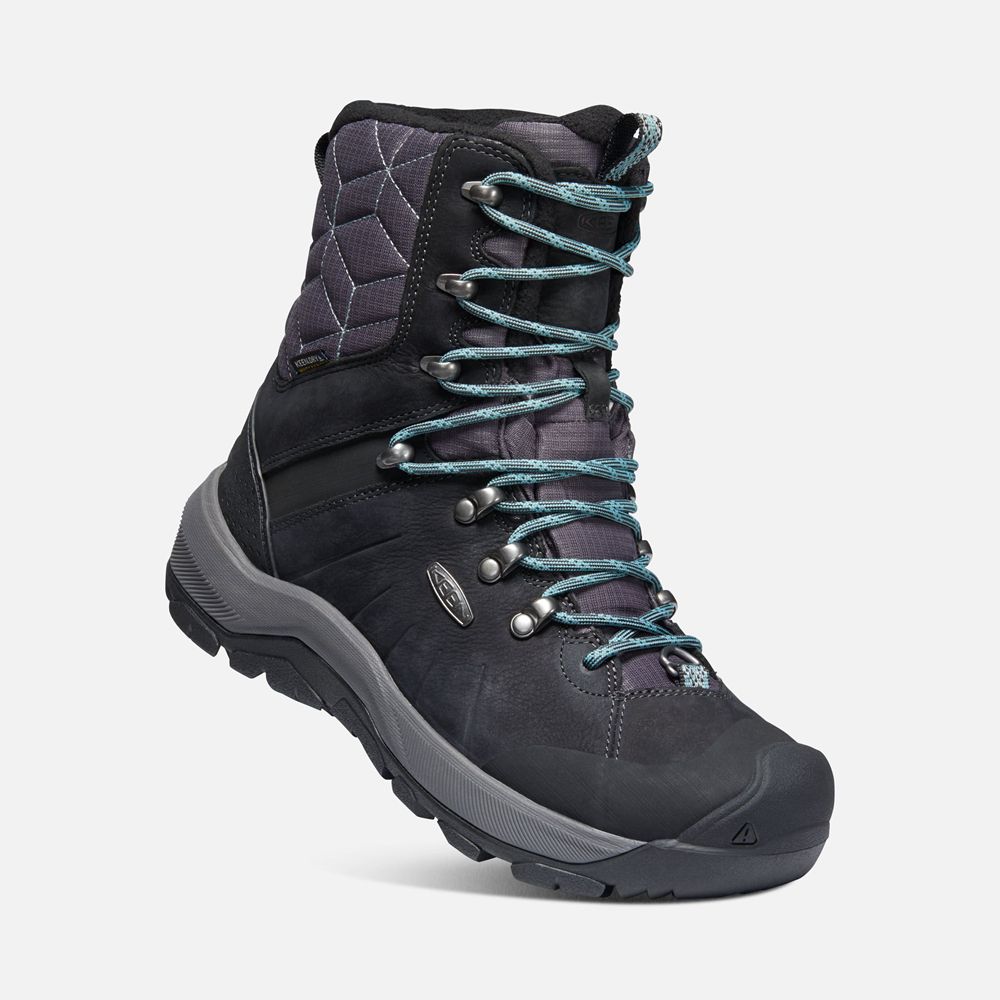 Keen Vandringskängor Dam Svarta - Revel Iv Höga Polar - 273860KQY
